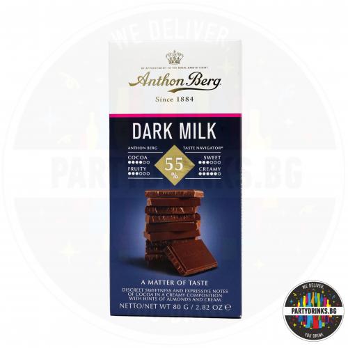 Шоколад Anthon Berg Dark Tablets 55% 80g